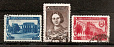 СССР, 1950, №1549-51, Литовская ССР, серия из 3-х марок, (.)-миниатюра